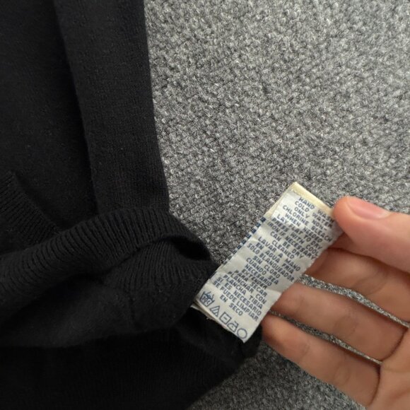 Ralph Lauren Polo Jeans Rabbit Hair Blend Black Flag Sweater Hooded USA Logo RL - Picture 13 of 14